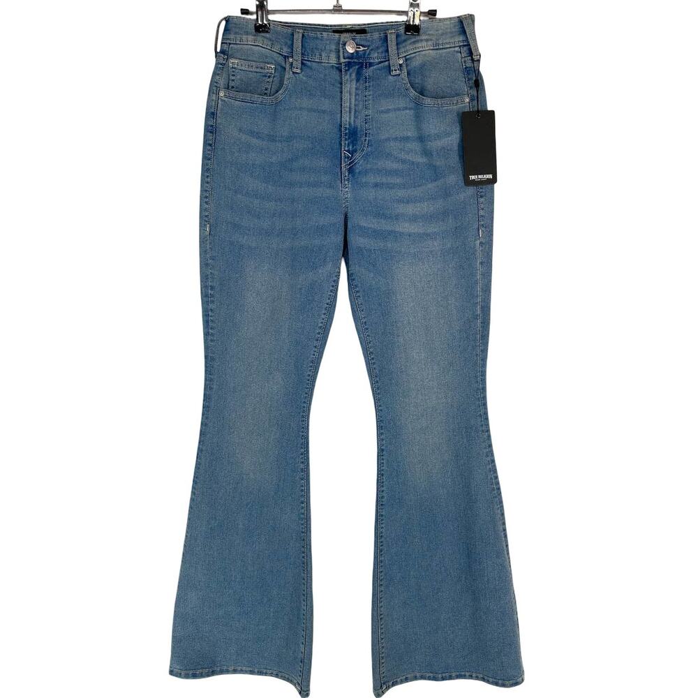 True Religion Charlie HR Vintage Flare Jeans 30 High Rise Cloudless Wash NEW